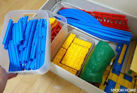 プラレールの収納アイデア 車両やレールの使いやすい収納方法 ikea 無印良品 100均 収納 アイデア プラレール 収納 収納