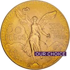 Mexico 50 pesos gold 1929 unc. Mexico Gold 50 Pesos Bullion Coin Chards 1 687 38