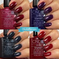 Cnd Shellac Swatches Winter Colors Chickettes Natural