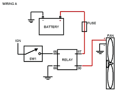I took out the fan relays completely, relocated them, so i could wire them to a switch in my dash. Fan Relay Wire Diagram Fuse Box Wire Connectors Bege Wiring Diagram