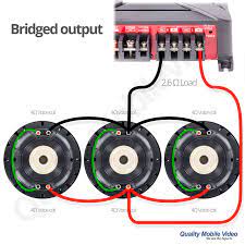 Except, at the switch in this case, both motor legs rest at ground. Subwoofer Impedance And Amplifier Output Quality Mobile Video Blog