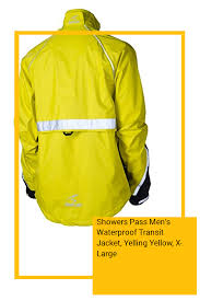 Showers Pass Men S Waterproof Transit Jacket Yelling Yellow X Large Sale Jackets Yellow