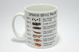 bristol stool chart mug nurse hca carer funny present coffee