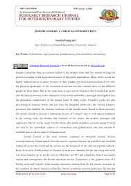 JOSEPH CONRAD: A CRITICAL INTRODUCTION Sambit Panigrahi Asst. Professor of  English Ravenshaw University, Cuttack Key Words: Colo