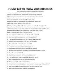 If you know, you know. 86 Fun Questions To Ask Ideas Fun Questions To Ask Questions To Ask Getting To Know Someone