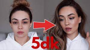 Bb Krem Ile Gunluk Makyajim 5 Dk Da Youtube