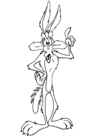 Wile E Coyote Coloring Page Cartoon Coloring Pages Coloring Pages Cartoon Tattoos