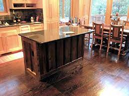 The reclaimed wood is always a great idea for adding a warm and cozy feel in the interiors. Amazon Com Barn Wood Kitchen Island Handmade