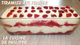 La Cuisine De Philippe Tiramisu Aux Fraises Recette Tiramisu Fraise Recette Avec Des Fraises Tiramisu Fraise