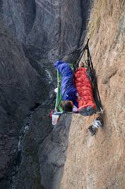 A Man And Woman Sleep On Portaledge While Rock Climbing A Vertical Face In Gunnison Colorado Rock Climbing Climbing Outdoors Adventure