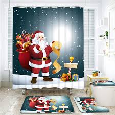 Portable inflatable bath tub warm bathtub spa child kids baby washing tiny tots. Bathroom Accessories Bath Mat And 12 Hooks Santa Moon Snow Shower Curtain For Christmas Decoration Toilet Lid Cover 4 Pcs Merry Christmas Shower Curtain Sets With Non Slip Rugs Bathroom Accessory Sets