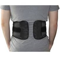 Adjustable Single Pull Lumbar Back Support Brace with Airflow Mesh