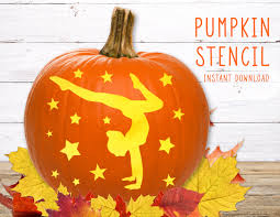 Gymnast Pumpkin Stencil, Gymnastics Printable Stencil, Jack O Lantern, Pumpkin  Carving Template, Gym Halloween Pattern, Instant Download - Etsy UK