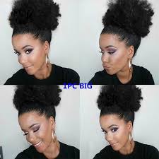 Most preferred long hairstyles for black women. 2styles Afro Women S Puffy Curly Synthetic Hair Ponytail Extension With Clips Buy At A Low Prices On Joom E Commerce Platform