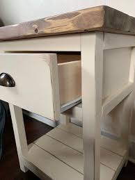 Pin By Kyle Green On Coffee Table In 2020 Rustic Nightstand Farmhouse Nightstand Farmhouse End Tables