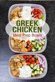 Greek Chicken Bowls Meal Prep Easy Easy Peasy Meals Recipe Chicken Bowl Meal Prep Chicken Bowl Recipe Chicken Meal Prep