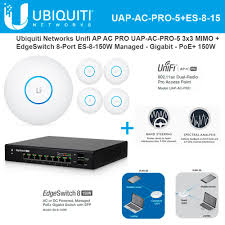 Unifi mobile is a malaysian converged telecommunications, broadband and 4g service provider. Ubiquiti Unifi Ap Ac Pro Uap Ac Pro 5 Us Wireless Ap 3x3mimo W Edgeswitch 8 Port Es 8 150w Managed