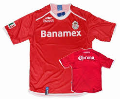 Diablos rojos del toluca tercera y a mi gusto la mas chida! Toluca Jerseys 2004 2005 Home Soccer Jersey Picture
