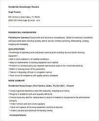Free Download Residential Housekeeper Resume Housekeeping Manager Resume Do You Feel Interested To Resume Examples Good Resume Examples Job Resume Template
