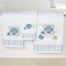 Island View Bath Towel Set White Bath Hand Fingertip Fancy Towels Towel Bath Towel Sets