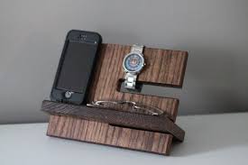 Mens Wood Tray Valet Jewelry Box Storage Dresser Nightstand Organizer Phone Nightstand Organization Wood Tray Mens Jewelry Box
