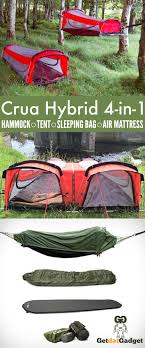 Crua Hybrid Is A One Person Camping Hammock That Converts To A Bivy Tent With Custom Fitted Self Inflating Air Mattress A Sleeping Bags Camping Tent Bivy Tent