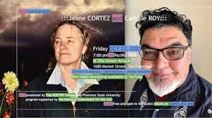 Jaime Cortez and Camille Roy — The Poetry Center, at The Green Arcade