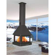Robustes et fiables en toute occasion, les foyers, inserts ou poêles deville procurent une douce sensation de chaleur à votre intérieur. Poele A Bois Cheminees Bronpi Huelva C 16 Kw Poele Discount