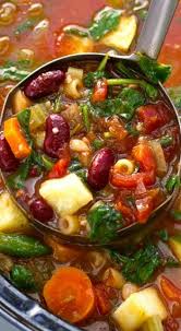 Homemade Minestrone Soup Slow Cooker Recipe Little Spice Jar Recipe Minestrone Soup Slow Cooker Slow Cooker Soup Soup Recipes Slow Cooker