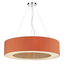 And this 1970s pair of peill & putzler ceiling pendant lamps is very orange! The Light Shade Studio Pol0611 Polo 6 Light Ceiling Pendant With 100 Silk Firefly Orange Shade Castlegate Lights