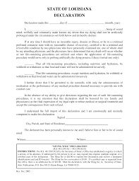 Use our affidavits to swear to the truthfulness of a statement or fact. Download Louisiana Living Will Form Advance Directive Pdf Freedownloads Net