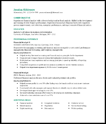 Financial Analyst Resume Sample Resumecompass