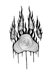 Admit it that video games saved a lot of relationships. Blood Paw Tattoo Design By Keairakionis On Deviantart