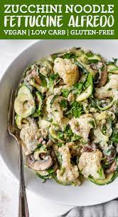 Zucchini Noodle Fettuccine With Cauliflower Alfredo Eating Bird Food Recipe In 2021 Healthy Snacks Recipes Healthy Food Recipes Clean Eating Delicious Healthy Recipes