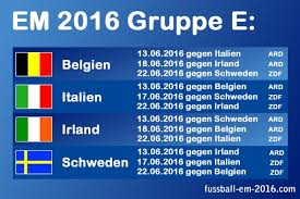 Aktuelle tipps mit value quoten ✓. Em 2016 Gruppe E Mit Italien Fussball Em 2016