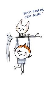 3pieces Petit Bateau Illustration Bateau