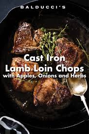 Cast Iron Lamb Loin Chops In 2020 Lamb Chop Recipes Lamb Loin Chop Recipes Lamb Loin Recipes