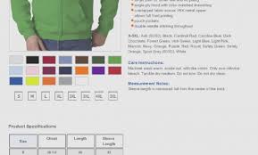 Gildan 8oz Heavy Blend Hoodie Size Chart Best Picture Of