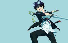 Rin became aware of his true identity after kurikara could no longer seal the blue flames he inherited from satan, setting off a chain of events that led to the death of his guardian, father and exorcist fujimoto shiro, at the hands of satan, who. Wallpaper Guy Rin Ao No Exorcist Rin Okumura Poludemon Okumura Rin Blue Exorcist Images For Desktop Section Syonen Download