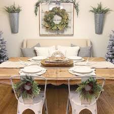 Farmhouse Dining Room Natural Christmas Decor Small Dining Room Decor Farmhouse Dining Rooms Decor Dining Wall Decor