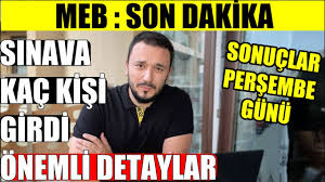 Meb açıklamalarına göre #lgs 'de hangi konular çıkacak? Meb Son Dakika Lgs 2020 Ye Kac Kisi Girdi Sonuclar Persembe Aciklaniyor Youtube