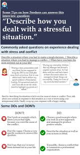 Describe How You Dealt With A Stressful Situation Job Interview Tips Job Interview Interview Tips