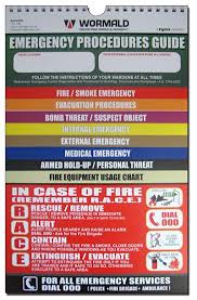 Emergency Response Procedures Flipcharts Wormald Australia