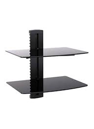 Shop 2 Tier Tv Wall Mount Shelf B07nfcdkmq Black Online In Dubai Abu Dhabi And All Uae