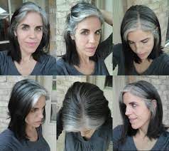 This haircut is long and layered hair with texture. Salt And Pepper Gray Hair Grey Hair Silver Hair White Hair Granny Hair Don T Care No Dye Dye Fr Gray Hair Growing Out Long Gray Hair Gray Hair Highlights