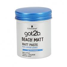 Пробник матовая глина с кератином для укладки morgans matt clay 15 мл. Schwarzkopf Got2b Beach Matt Paste Mattierende Haarpaste 100ml E Trena De