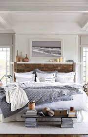 All white walls and woodwork balance the dark color of navy bedding. 25 Absolutely Stunning Master Bedroom Color Scheme Ideas
