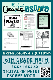 On A Field Trip To The Cool Kids Calculator Factory Your 6th Grade Class Suddenly Finds Th High School Math Lessons Order Of Operations Expressions Activities