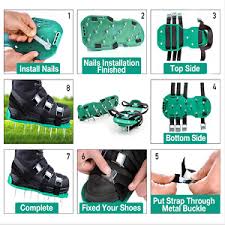 3.9 out of 5 stars 26 ratings. Eeieer Lawn Aerator Shoes Lawn Aerating Shoes With Hook Loop Straps Heavy Duty Lawn Spiker Aerator Lawn Sandals Lawn Aerator Scarifier Lawn Scarifier Lawn Aerator Spike For Yard Patio Lawn Garden Amazon Co Uk