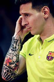 This back tattoo is his way to show his love for his mother. Soccer Lionel Messi Messi Tattoo Messi